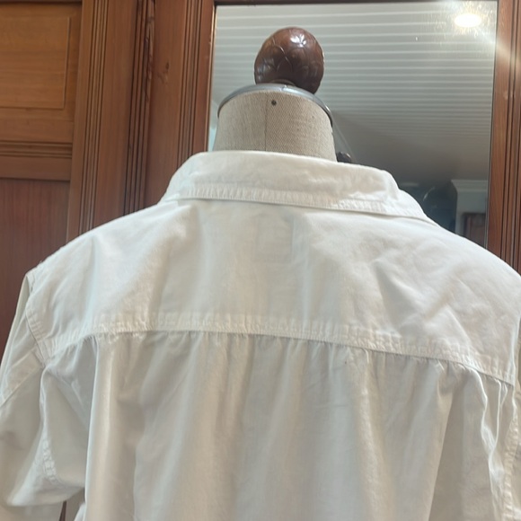 Gap long sleeve button-down shirt 100% cotton pocket collar women’s size S small - Picture 7 of 13